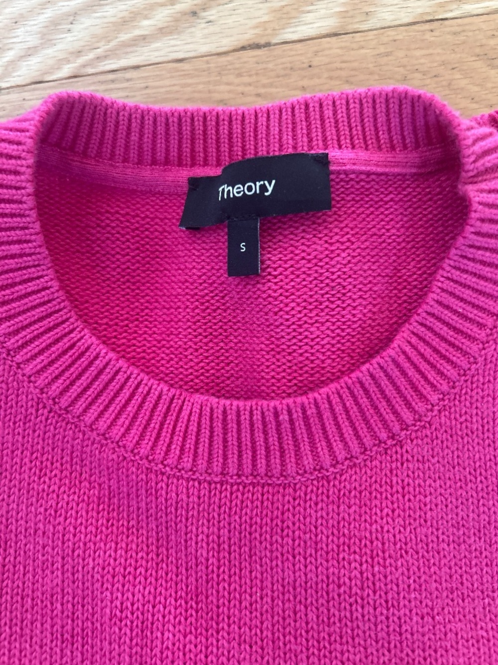 🩷 hot pink cotton cashmere crewneck sweater 🩷